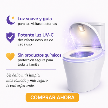 Purificador UV con Luz Nocturna para Inodoro