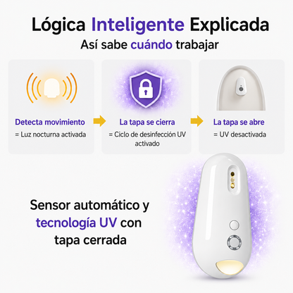 Purificador UV con Luz Nocturna para Inodoro