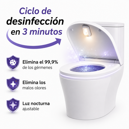 Purificador UV con Luz Nocturna para Inodoro